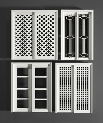 Jane Ou sliding door 3d model