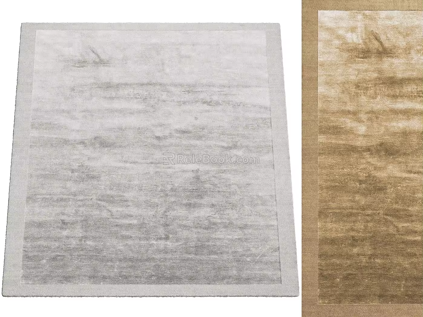 Modern Rectangular Carpet 3d model