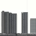 Contemporary High Rise Buildings Featuring Modern Glass Facades And Urban Architectural Design
