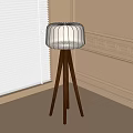 Middle style floor lamp 3d model
