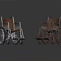 Modern And Vintage Wheelchairs Featuring Metal Frames And Wooden Seats