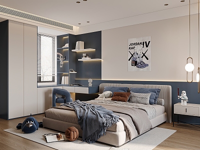 Modern Boys' Room model