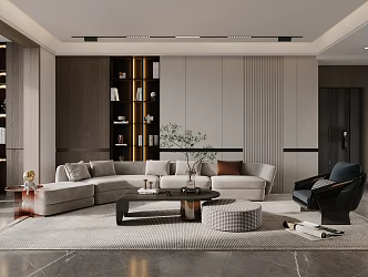 The Silent Living Room 3d model