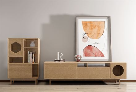 Nordic TV cabinet 3d model