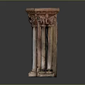 Columns Stone Columns Stone Columns Old Columns Roman Columns Roman Columns Classical Columns Greek Columns 3d model