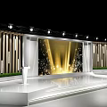 Stage Dance Lecture Simple 3d model