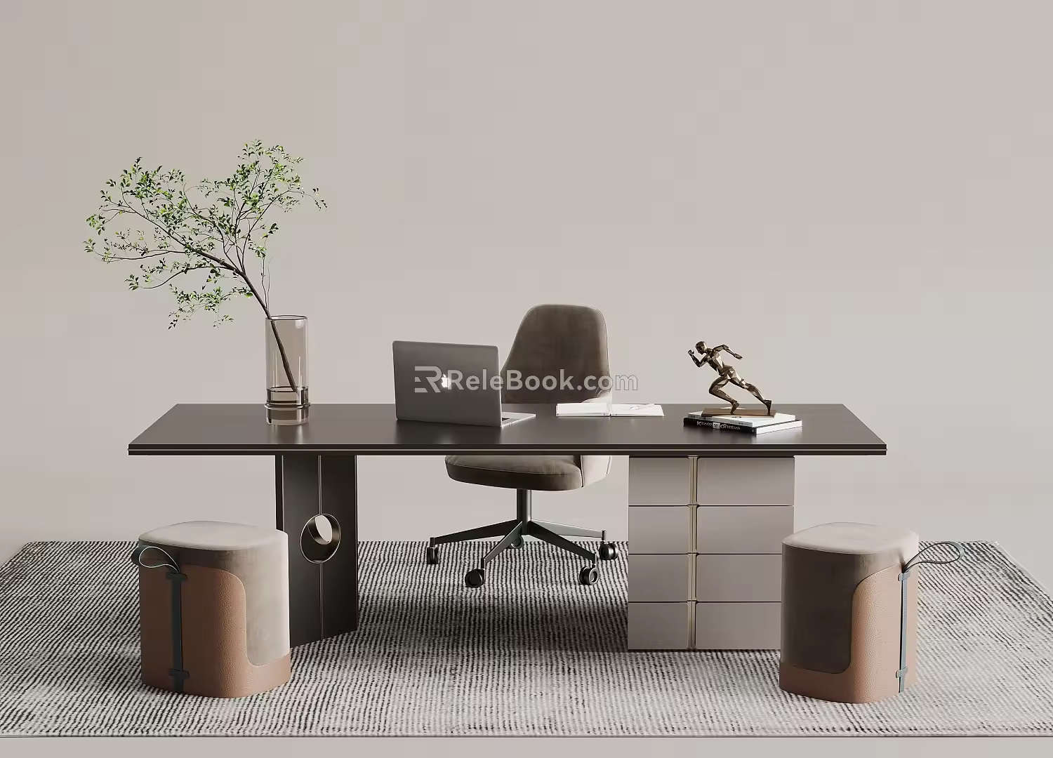 Modern Desk 3d model