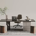 Modern Desk 3d model