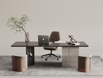 Modern Desk 3d model