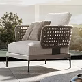 Modern Minotti Single Sofa 3d model