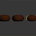 Chocolate Coated Ice Cream Bars With Crunchy Nut Toppings And Smooth Layers