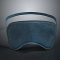 Soft Deep Blue Breathable Fabric Sleep Mask For Comfortable Sleep 3d model