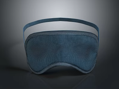 Soft Deep Blue Breathable Fabric Sleep Mask For Comfortable Sleep 3d model Soft Deep Blue Breathable Fabric Sleep Mask For Comfortable Sleep 3d model
