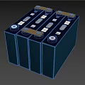 High Capacity Battery Pack for Household Appliances with Multiple Units and Metal Terminals