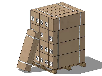 Modern Cargo Combination 3d model