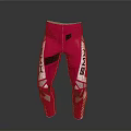 Fashionable Pink Pants With Geometric Patterns And M2 Lettering Design