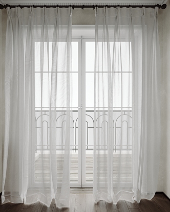 gauze curtain 3d model