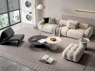 Modern Sofa Coffee Table Combination Sofa Coffee Table 3d model
