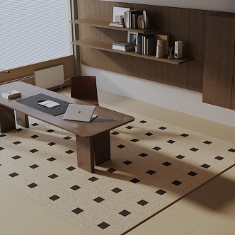 Modern table combination 3d model