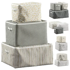 Modern storage box 3d model