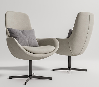 Modern Minotti Lounge Chair 3d model