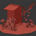 Modern Hive 3d model