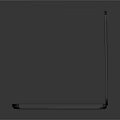 Black Laptop With Sleek Design Keyboard And Black Screen Electronic Device