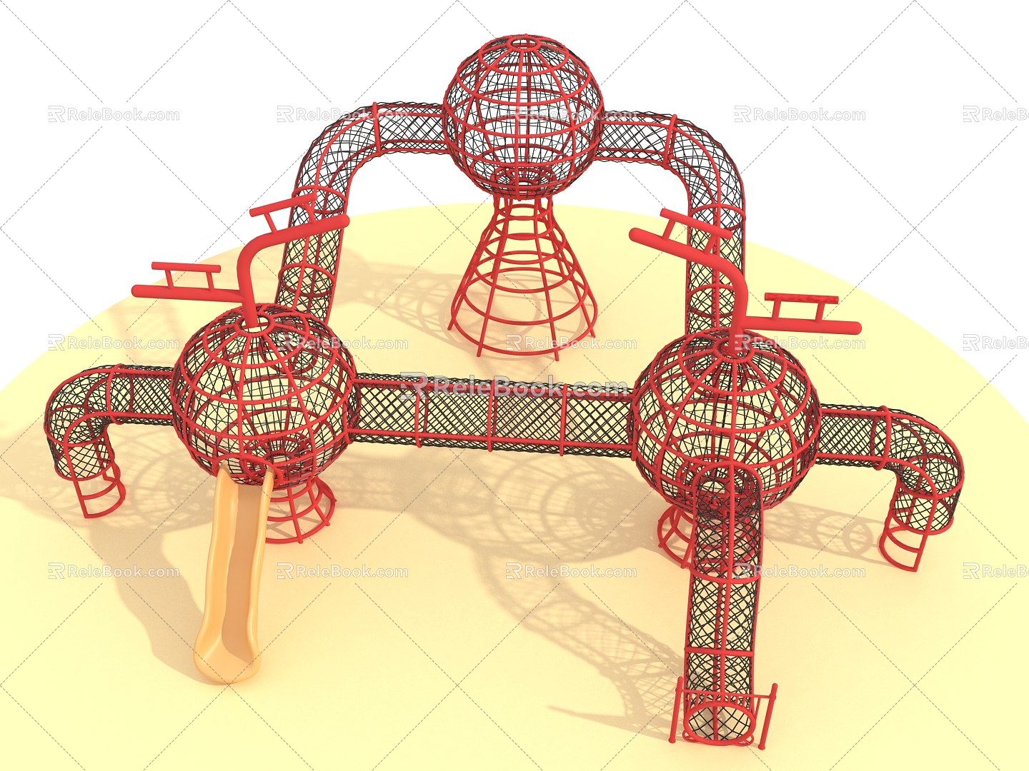 Red Crawl Upload 3d model