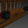 tunnel support transmission system 3d model