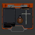 Modern Sci-Fi Box Vampire Hunter Suitcase Sci-Fi Box Military Case 3d model