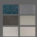Square Rugs Featuring Various Patterns And Colors For Home Interior Design