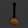 Modern Over Ear Computer Headphones With Black And Orange Design And Comfortable Fit