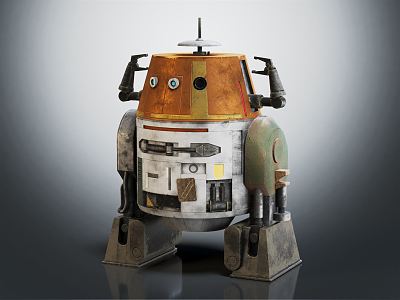 Industrial LOFT Robot Star Wars Robot 3d model