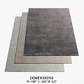 Modern Square Rugs With Textured Patterns And Neutral Color Tones For Home Decor