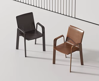 Modern single chair 3d model