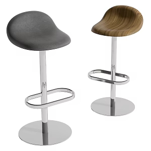 Modern Bar Chair 3d model