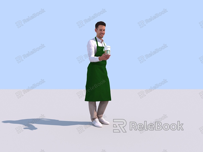 Starbucks Waiter model