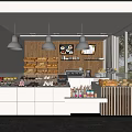 Modern Bakery 3d model