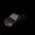 Brown SUV Car with Modern Front Design LED Headlights Roof Rails and Alloy Wheels
