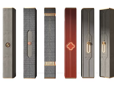 Traditional Decorative Columns With Ornamental Details 3d model