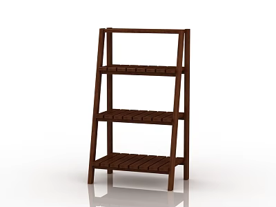 Simple European Storage Rack 3d model