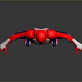 Spider Man Costume Red And Blue With White Spider Logo Arms Outstretched Body View