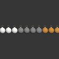 Colorful Christmas Decorative Balls With Shiny Finish In Multiple Colors For Holiday Decorations