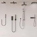Modern Shower Combination 3d model