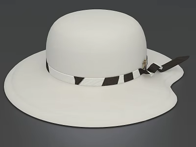 hat clothing sun hat lady hat 3d model hat clothing sun hat lady hat 3d model