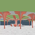Column Pillar Petals Pillar Decoration Main Structural Column 3d model