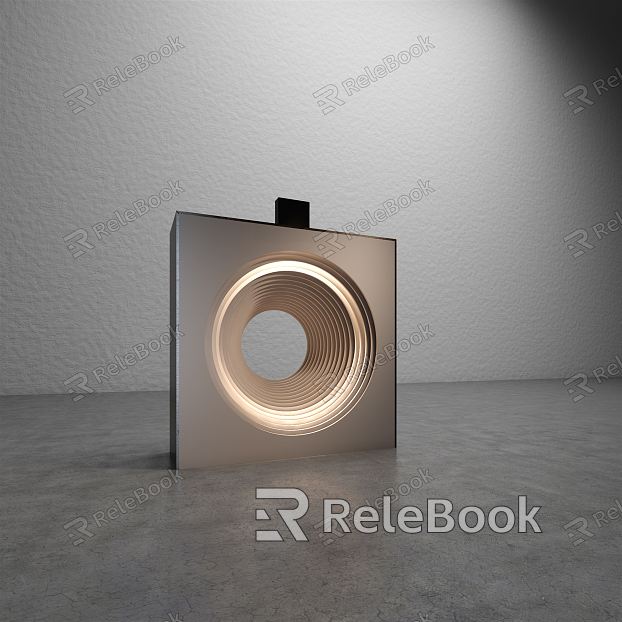 Modern decorative lamp model