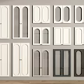 Different Styles of Modern Sideboard Doors With Glass Panels And Color Options