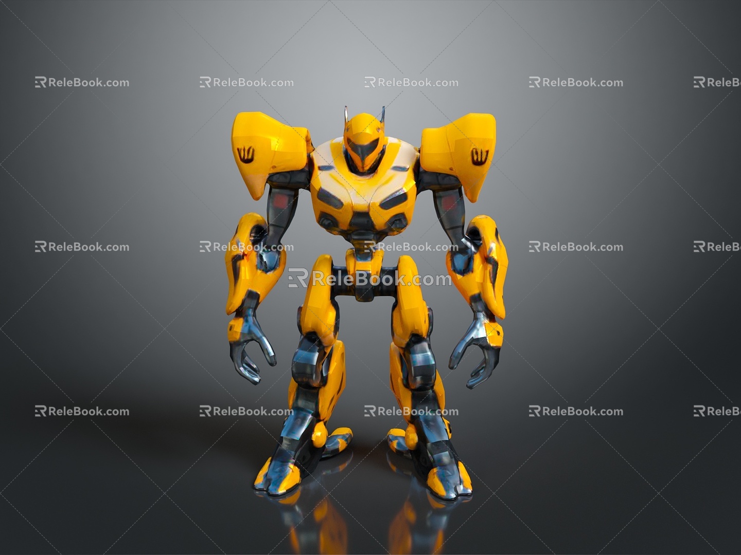 Bumblebee Transformers Robot Robot Robot Toy Sci-Fi Robot Figure 3d model