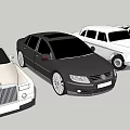 Different Car Models With SUV Sedan and Classic Styles in Various Colors